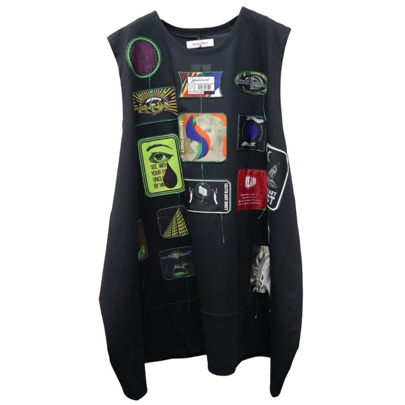 no sleeve big patch tops 22-06-01(C) | dolor