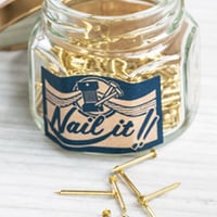 真鍮釘 <230本瓶入 17×19>  Brass Nail <contains 230>