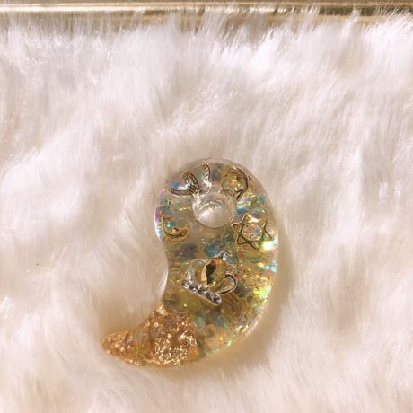 陰陽統合オルゴナイト勾玉 | STORES