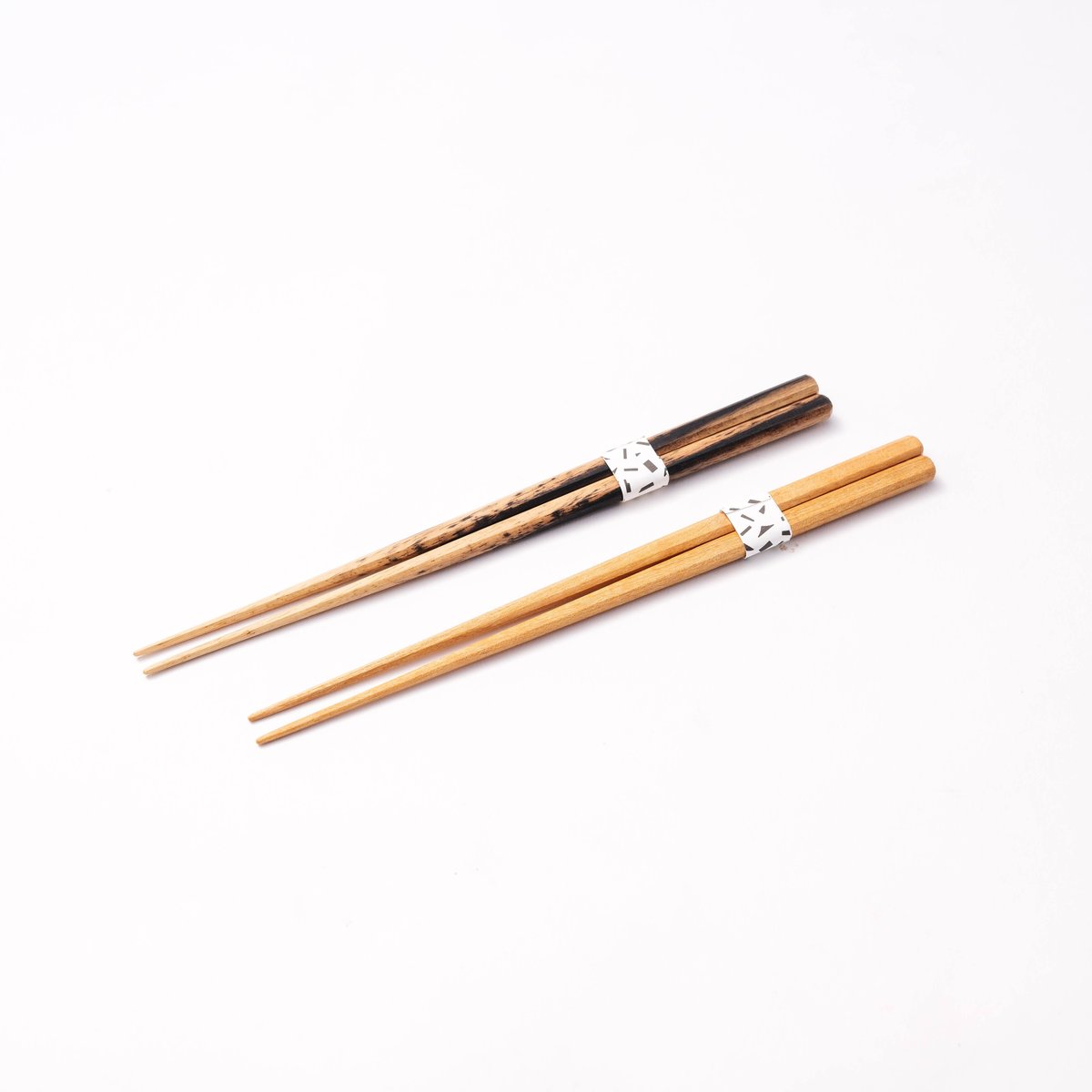 賢*様 黒柿 正方形菓子盆 箸 セット 賢*様 黒柿正方形菓子盆