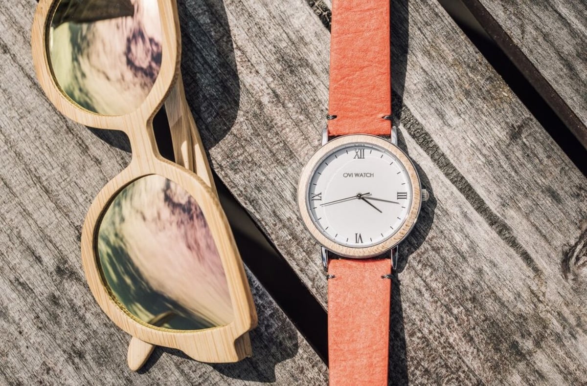 OVI watch(オビウォッチ)ブランド ラヴェデット(ブルーベルト) 木製