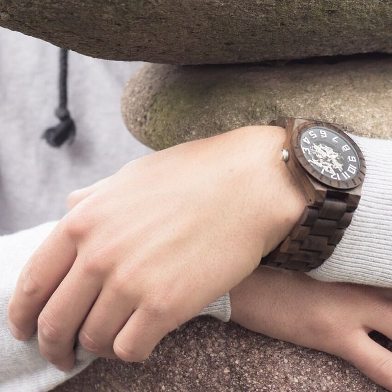 希少　DELMARE アナログ腕時計 ブラウン　本鼈甲 希少 DELMARE アナログ腕時計 ブラウン 本鼈甲