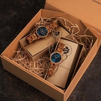 woodwatch(ウッドウォッチ)ブランド クラシックブルー ギフトセット