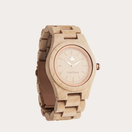 WOODWATCH(ウッドウォッチ)ブランド メープルローズゴール(レディース)