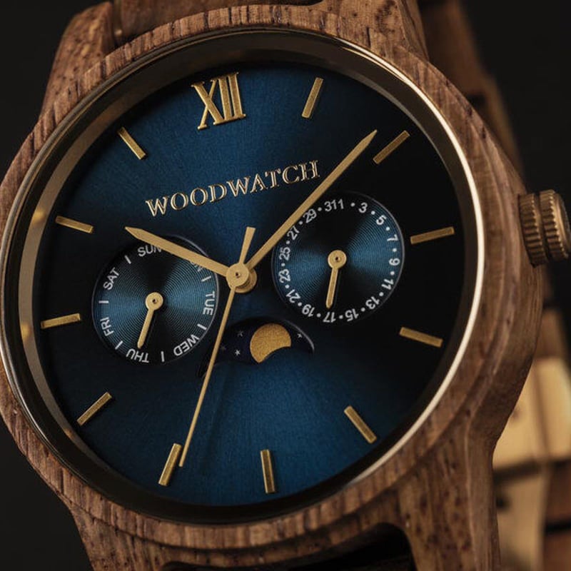 woodwatch(ウッドウォッチ)ブランド クラシックブルー ギフトセット ...