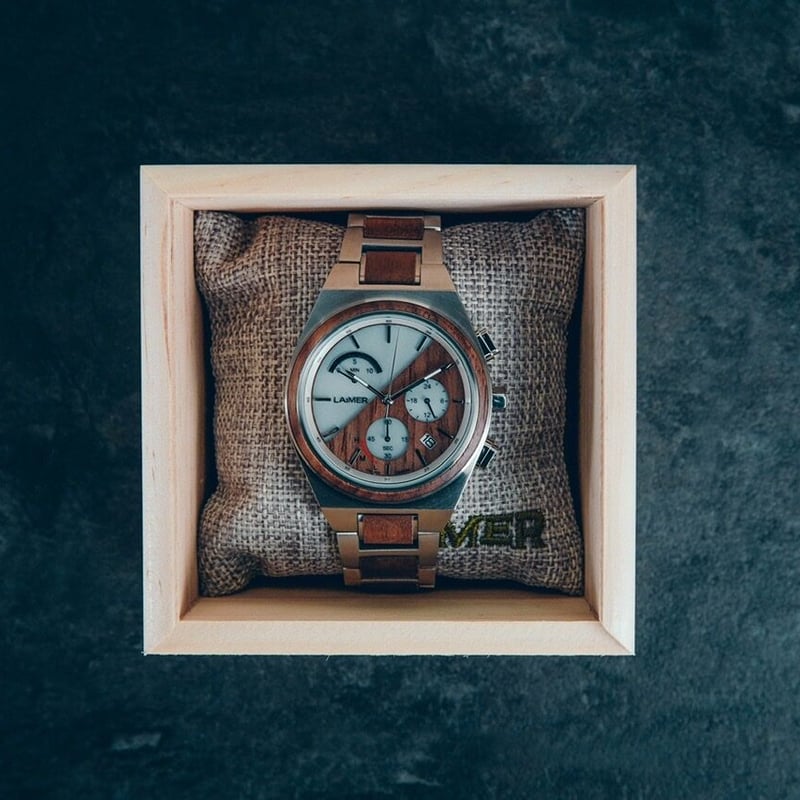 LAiMER(ライマー)ブランド ミロソーラー(メンズ) | 木製腕時計ブランド