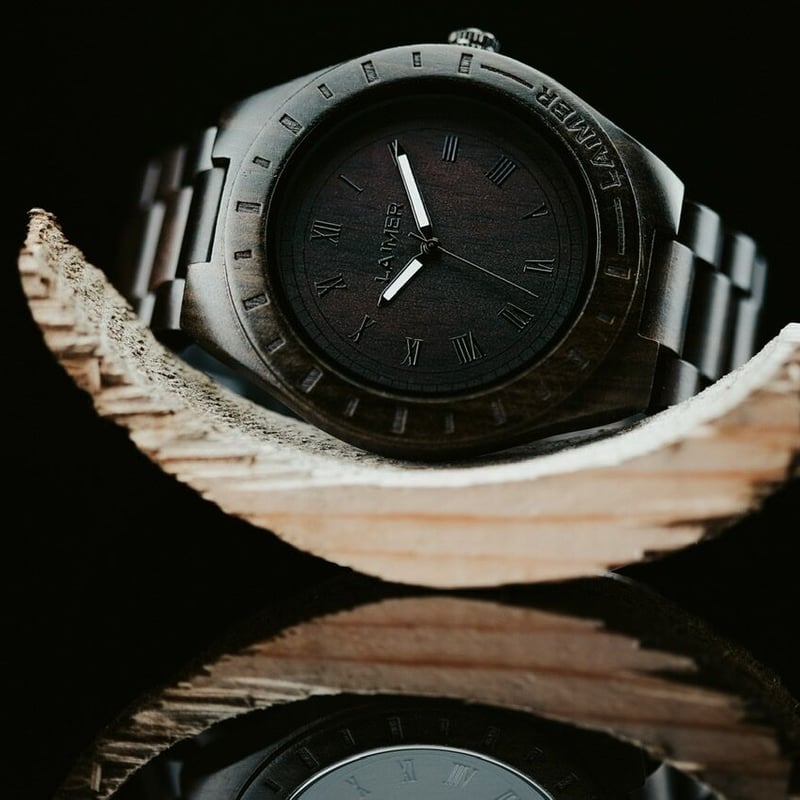 LAiMER(ライマー)ブランド ブラックエディション(メンズ) | 木製腕時計