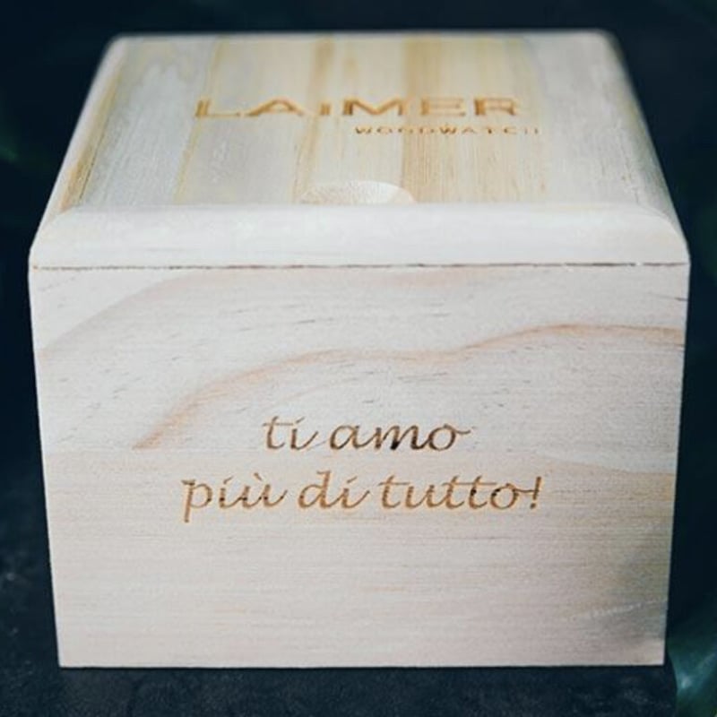 刻印 (木箱) | 木製腕時計ブランド専門店ウッドウォッチ