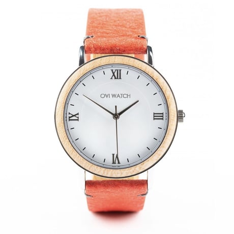 OVI watch(オビウォッチ)ブランド ラヴェデット(オレンジベルト)