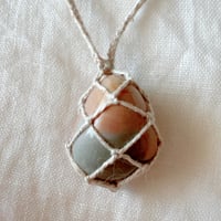 ポリクロームジャスパー⚪︎石包ペンダント ⑵