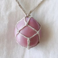 フォスフォシデライト⚪︎石包ペンダント ⑴