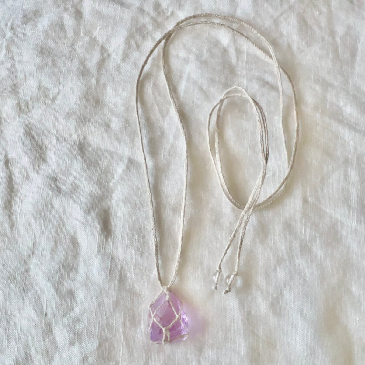 アンダラクリスタル⚪︎石包ペンダント (16) パープル | LAMYURIA