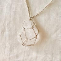 ジラソルクォーツ⚪︎石包ペンダント①
