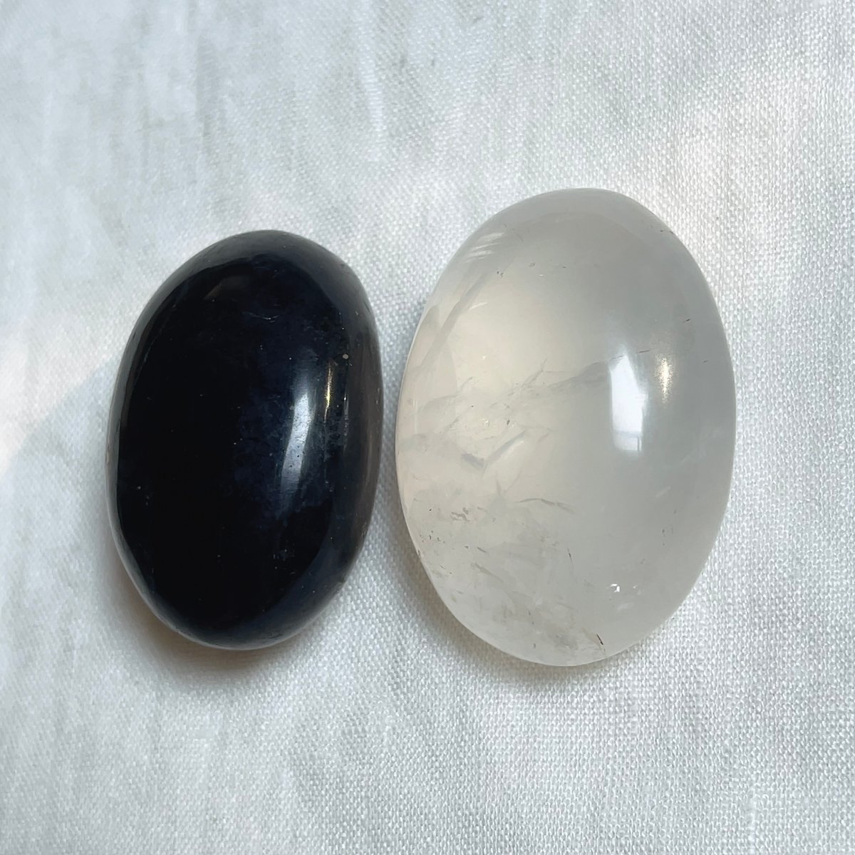 陰陽パームストーン 3 （ジラソル&ブラックトルマリン） | LAMYURIA