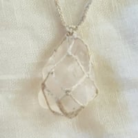 インカクリスタル⚪︎石包ペンダント (1)