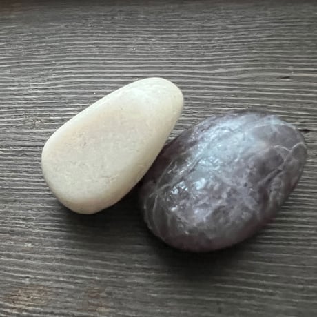 パープルエンジェライト & ピーチムーンストーン (3)