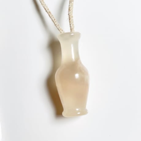 コーラルフラワーアゲート⚪︎小瓶ペンダント(1)