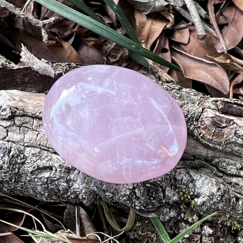 ☆様　ローズクォーツ蝶々　2 ローズクォーツ パームストーン 2 | LAMYURIA