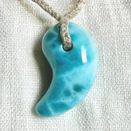 な*ち様 クジラペンダント(ラリマー) 限定入荷しました！》ラリマーホエールテールネックレス