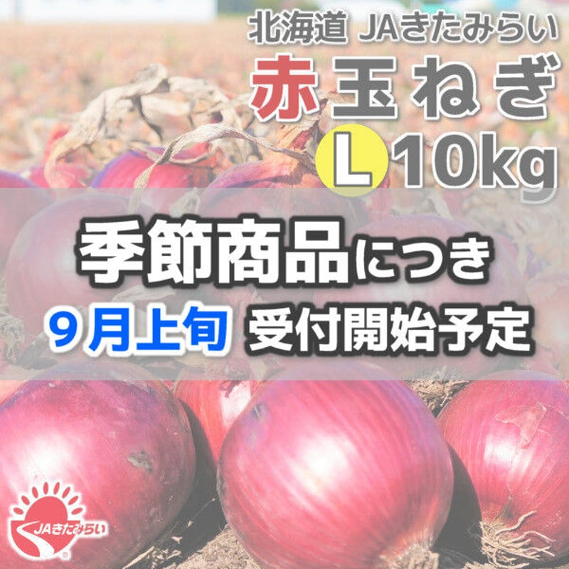 赤玉ねぎ 10kg【北海道 JAきたみらい産】 | ショップきたみさん！