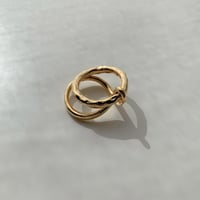double gold ring