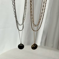 3set plate necklace