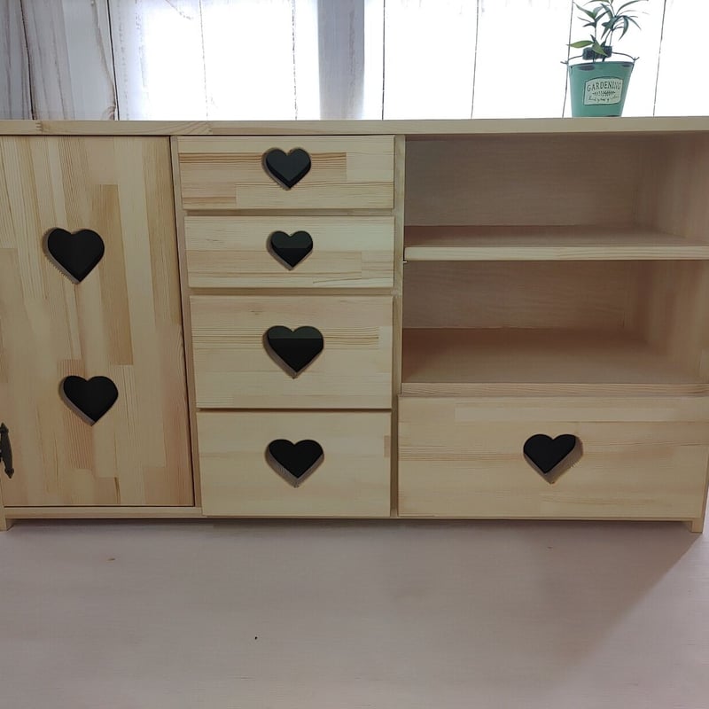 カントリーキャビネット 天板タイル仕様 オーダーOK | オーダー家具 森