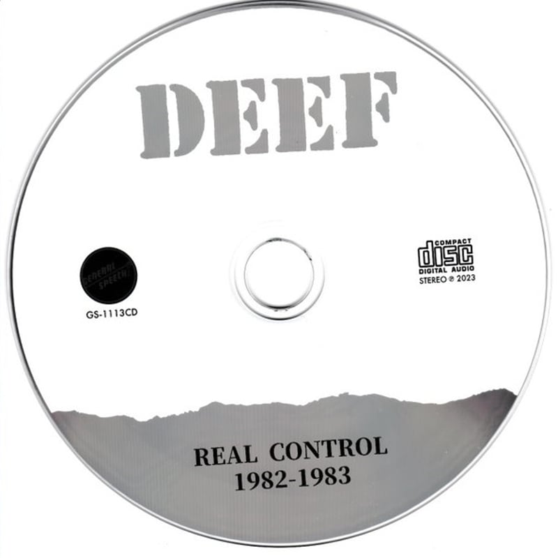 Deef／Real Control 1982-1983 (CD) | いぬん堂