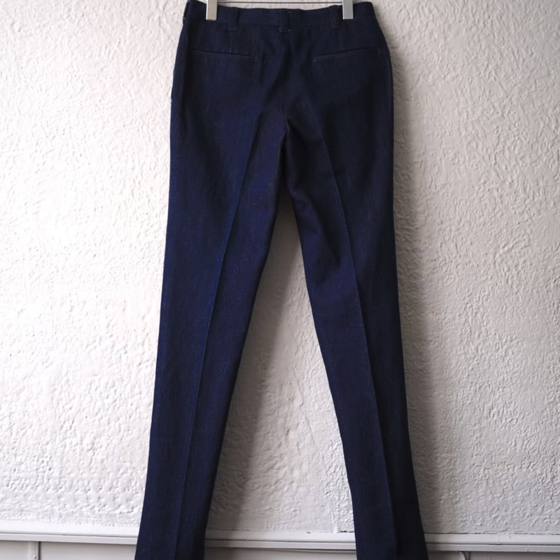 20AW MTM ノータックスリムリネンデニムスラックスパンツ 20AW MTM ノータックスリムリネンデニムスラックスパンツ