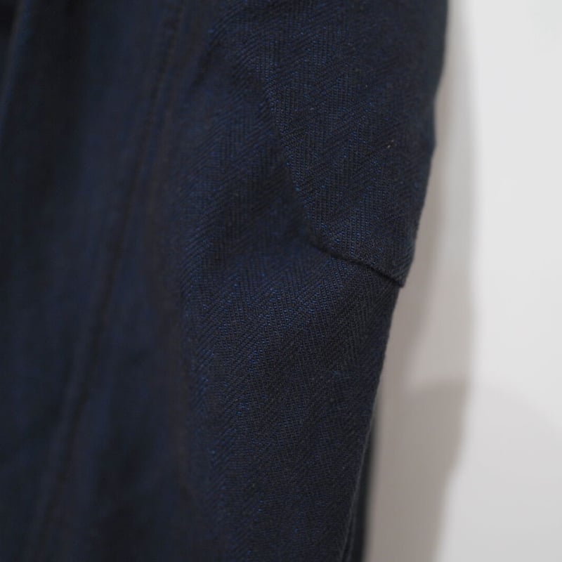 インディゴヘリンボーンシャツジャケット / MATiAS(マティアス) | D  