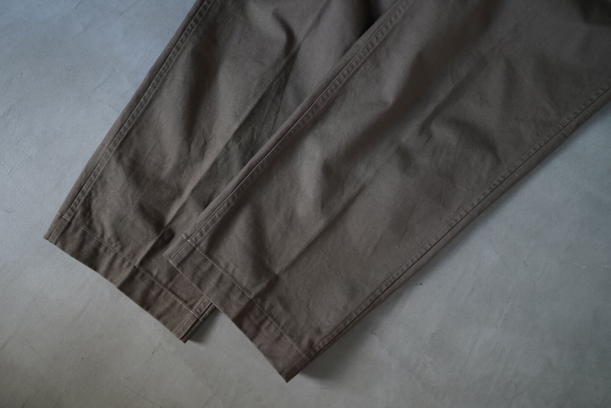 17SS “ALAIN” SELVEDGE YACHT CANVAS スポーツトラウザーズパン...