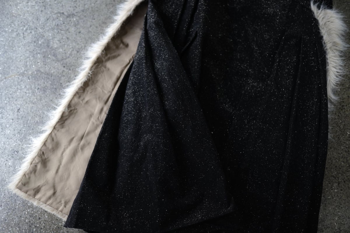 13AW ファー切替巻きスカート / Yohji Yamamoto POUR HOMME(ヨウ 13AW ファー切替巻きスカート / Yohji Yamamoto POUR HOMME(ヨウ
