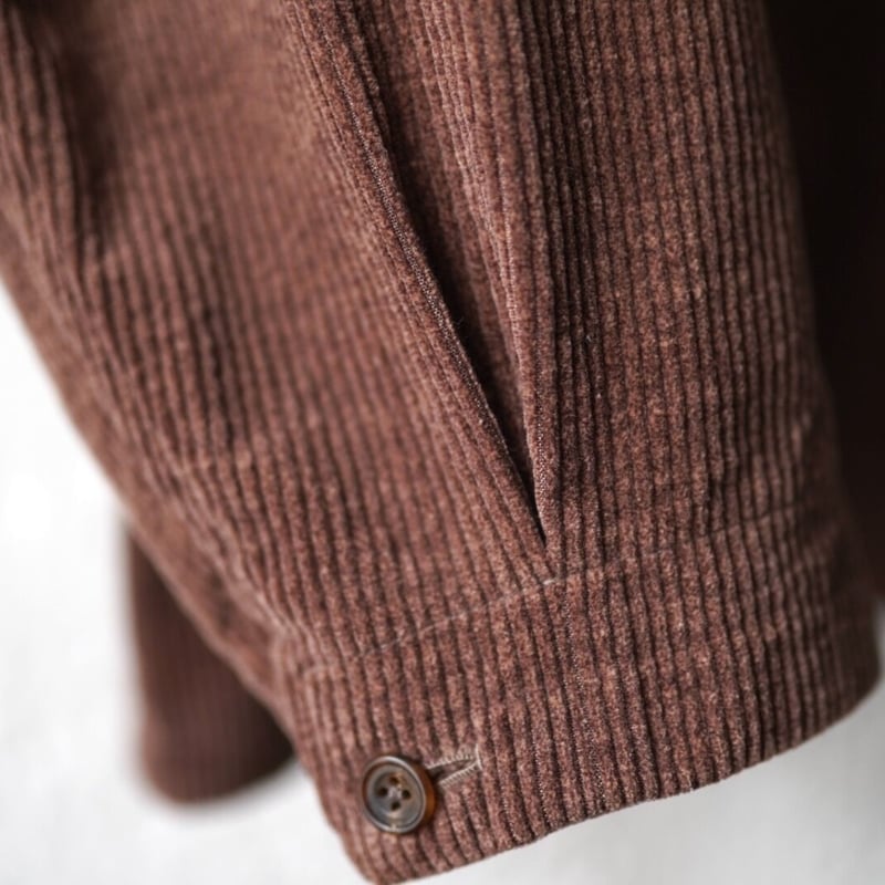 23SS Corduroy Pullover コーデュロイプルオーバーシャツ / azurea