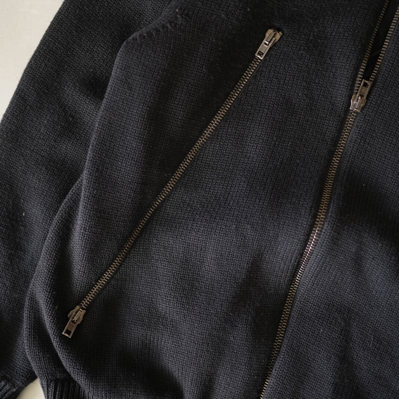 12AW ニット ハの字ライダースジャケット / Maison Martin 12AW ニット ハの字ライダースジャケット / Maison Martin