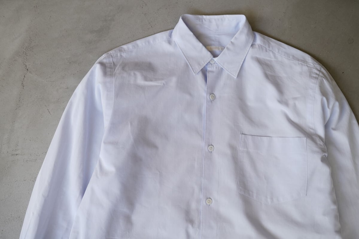 18AW サックスブルーコットンシャツ / COMOLI(コモリ) | D'arte 18AW サックスブルーコットンシャツ / COMOLI(コモリ) | D'arte