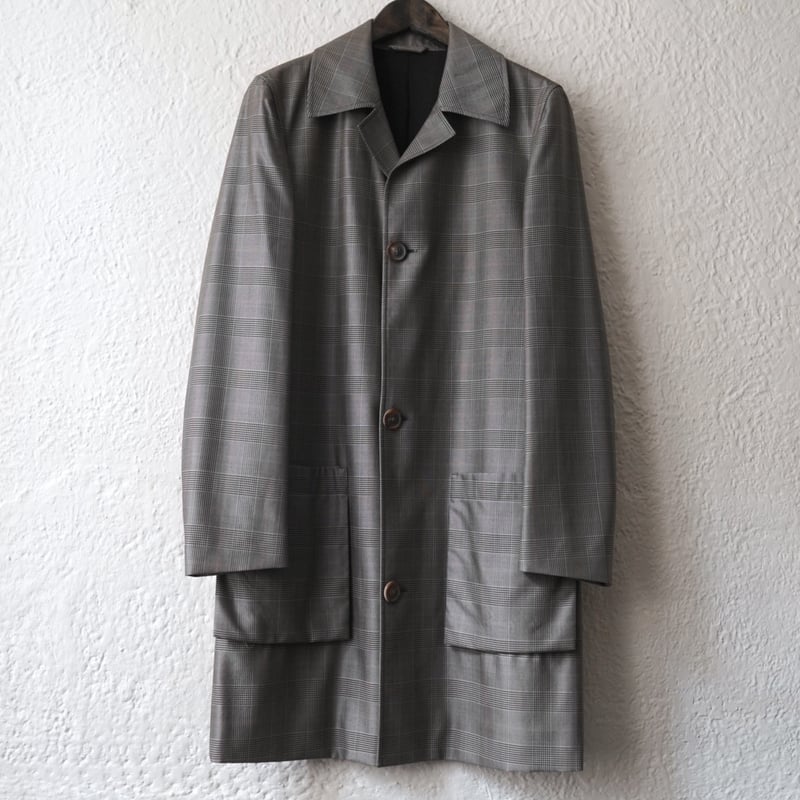 10AW チェック柄ステンカラーコート / Maison Martin Margiela 10AW チェック柄ステンカラーコート / Maison Martin Margiela