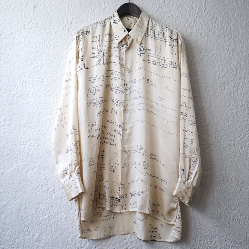 21SS RNWS04 総柄シルクシャツ / Geoffrey.B.Small(ジェフリービー