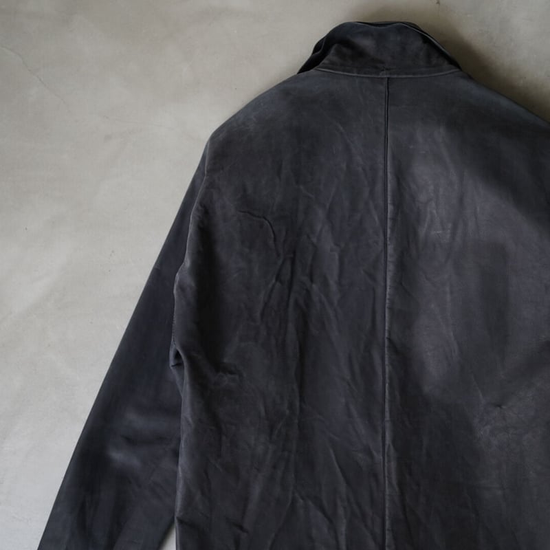 17SS H252DZ DAV0.5 TALL COLLAR SHIRTS カウレザーシャツブ 17SS H252DZ DAV0.5 TALL COLLAR SHIRTS カウレザーシャツブ