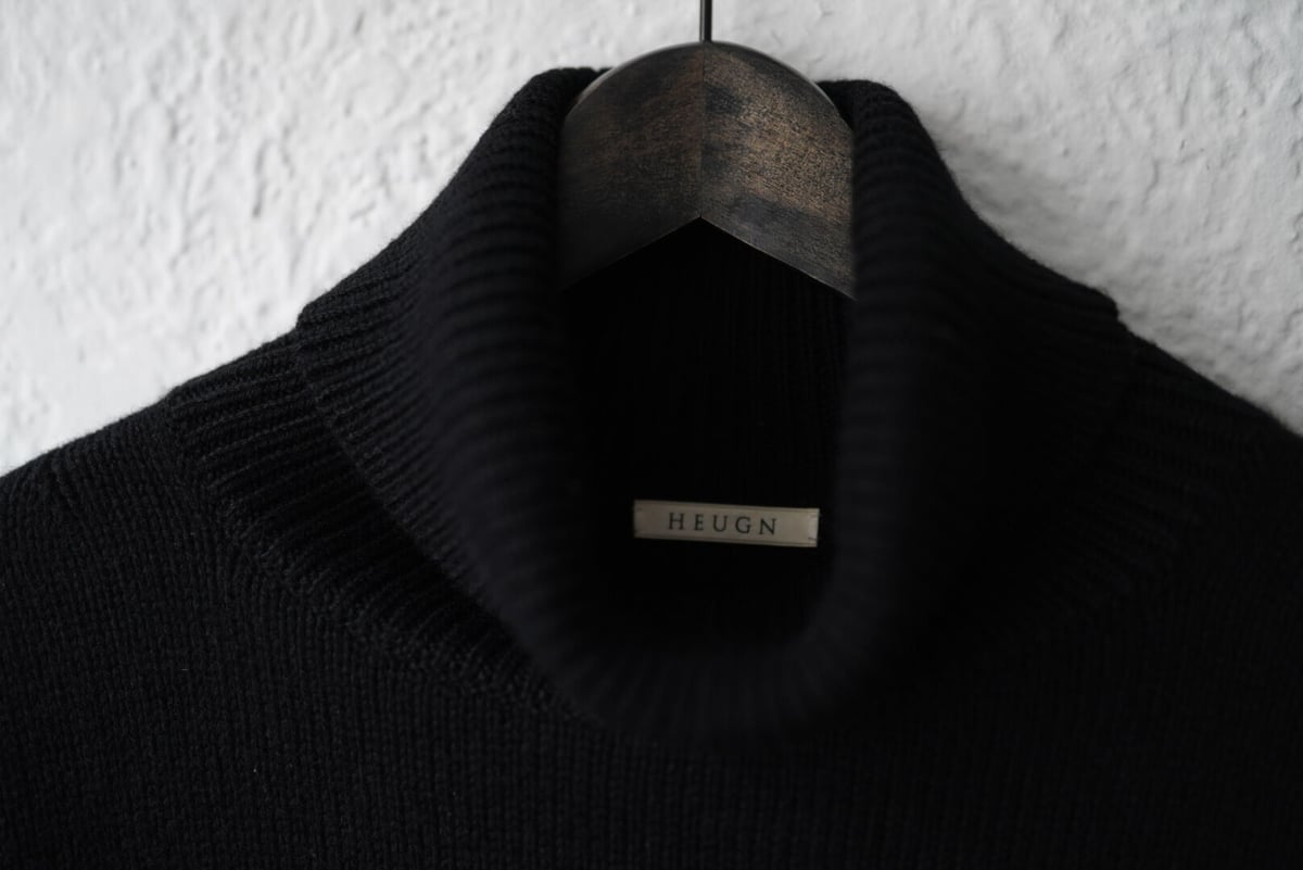 21AW MARTIN カシミヤウールハイネックニットセーター ブラック 21AW MARTIN カシミヤウールハイネックニットセーター ブラック