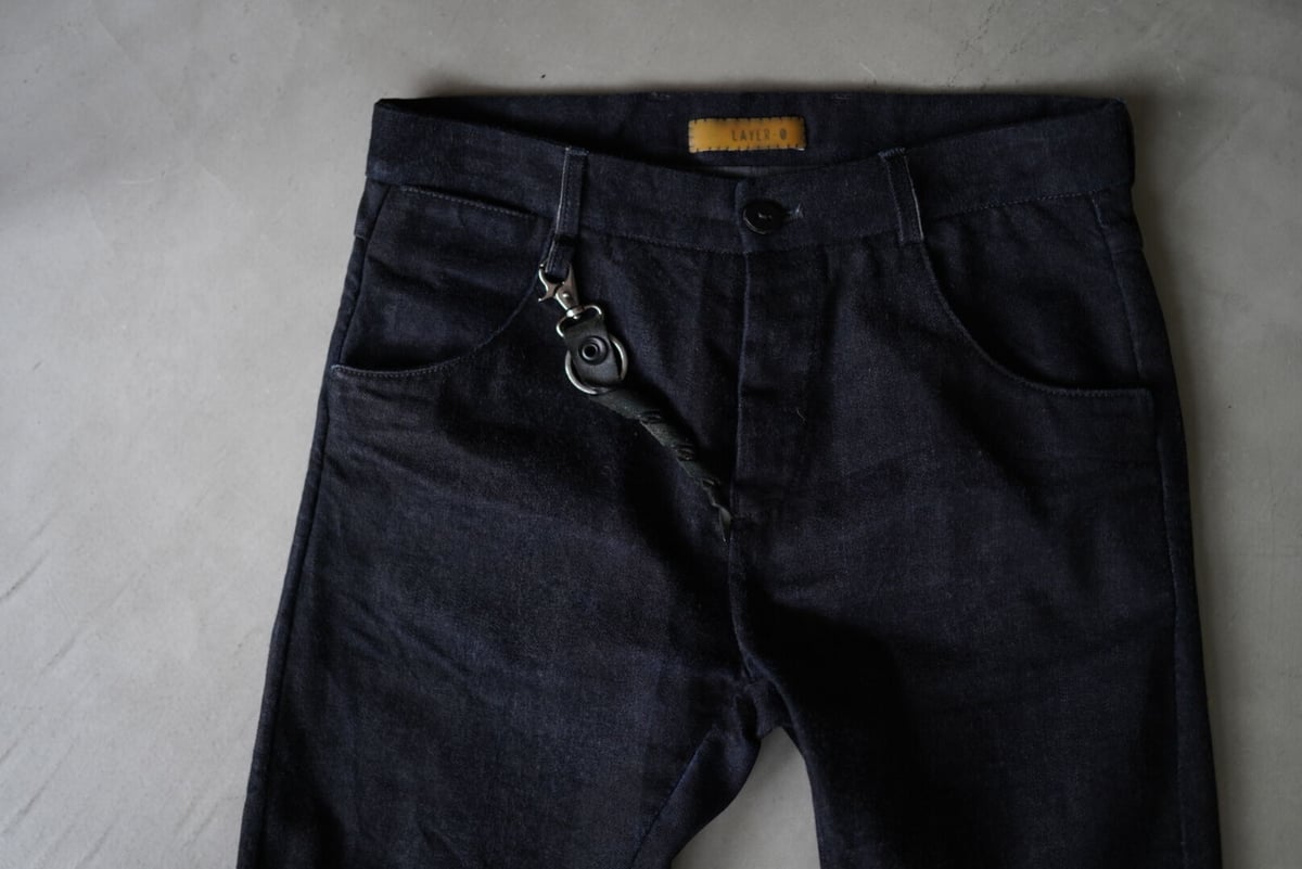 18AW 5P PANTS コットンデニムパンツ / LAYER-0(レイヤーゼロ) | D