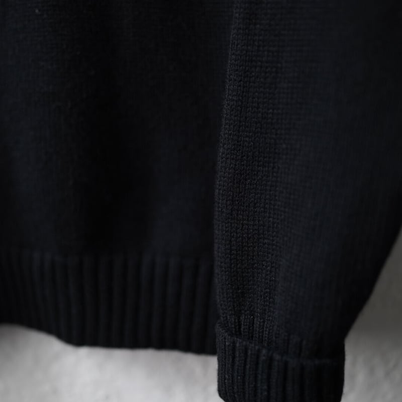 21AW MARTIN カシミヤウールハイネックニットセーター ブラック 21AW MARTIN カシミヤウールハイネックニットセーター ブラック