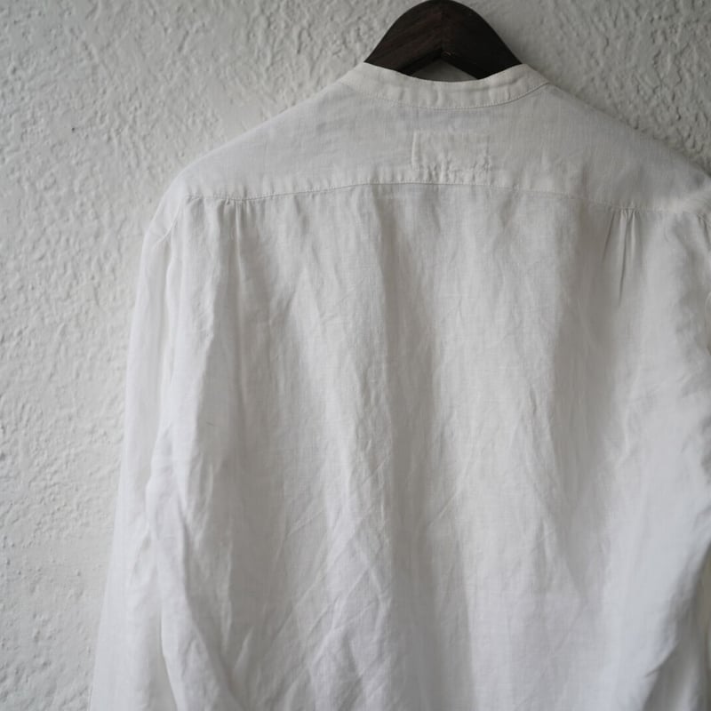 The Studio Shirt シルクビブヨークリネンシャツ / Greg Lauren(グ