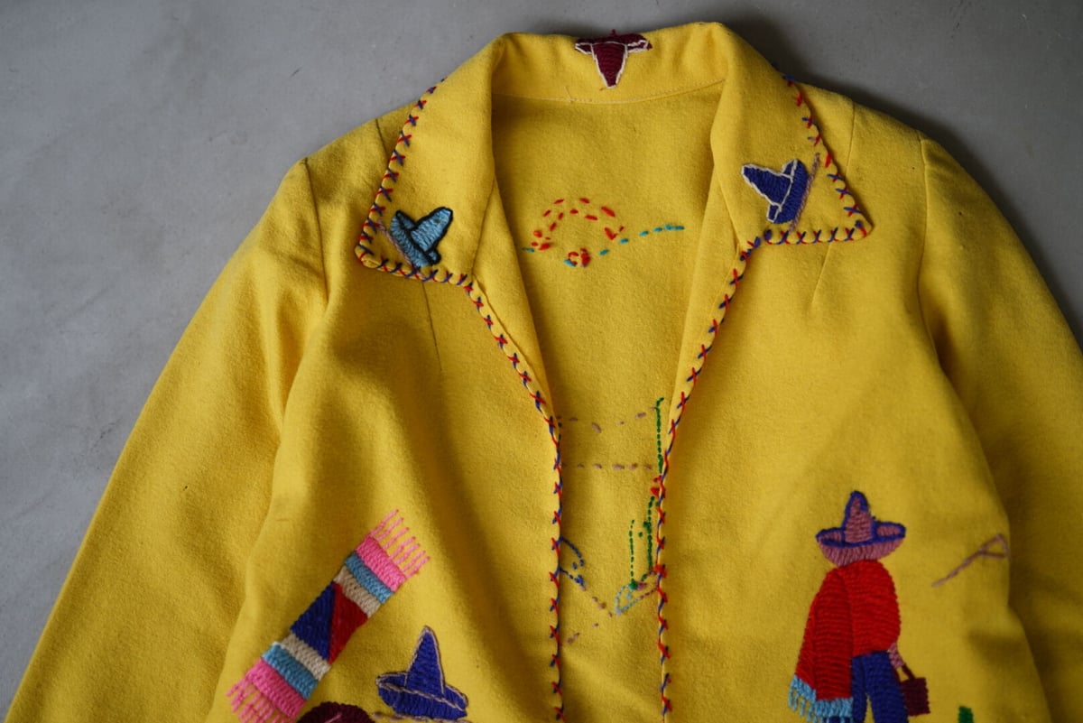 1940's Mexico Hand Embroidery 手刺繍ジャケット / Vintag...