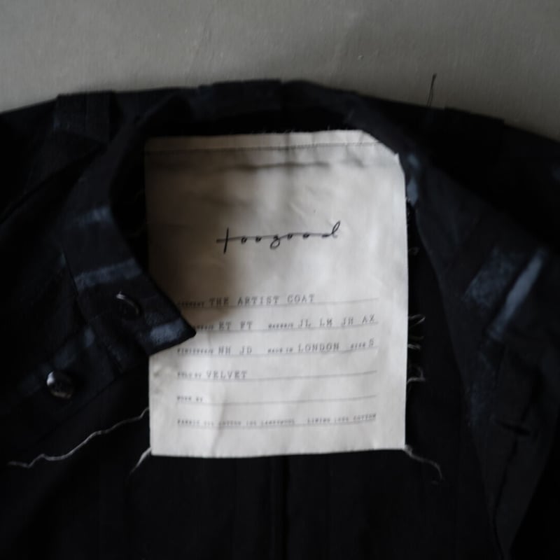 世界20着 ARTIST COAT アーティストコート / toogood(トゥーグッド) | 