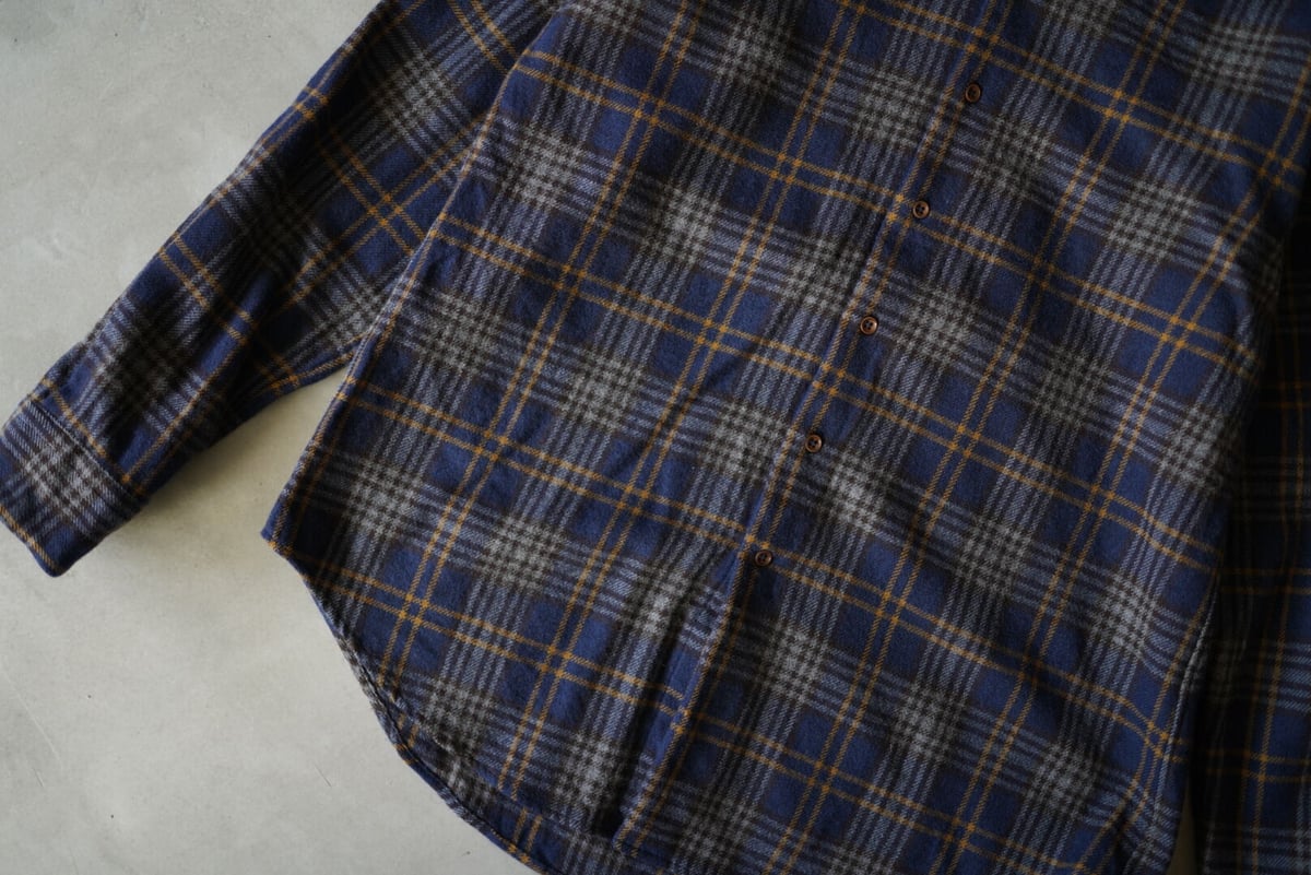 DORMEUIL ドーメルウールチェックシャツ / OPUS JAPAN(オーパス 