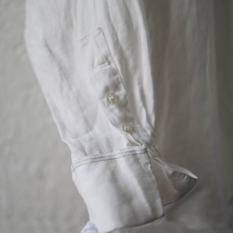 The Studio Shirt シルクビブヨークリネンシャツ / Greg Lauren(グ