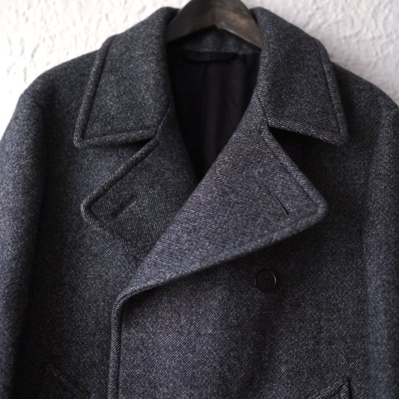 22AW VICTOR ウールメルトンダイアゴナルPコート / HEUGN 22AW VICTOR ウールメルトンダイアゴナルPコート / HEUGN