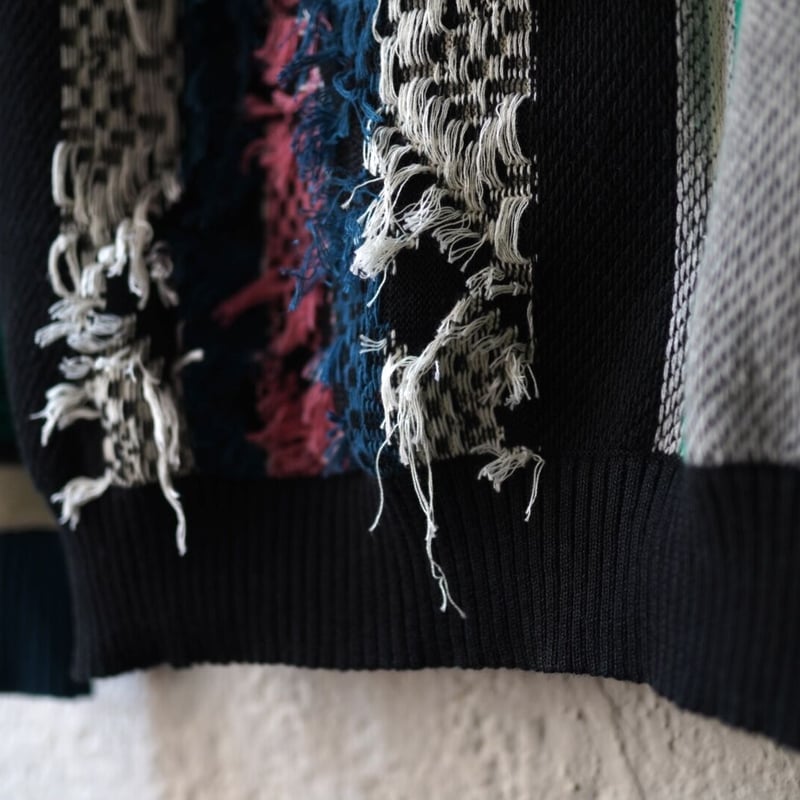 22SS Rug Jacquard Knit Pullover ラグジャガードニット 22SS Rug Jacquard Knit Pullover ラグジャガードニット