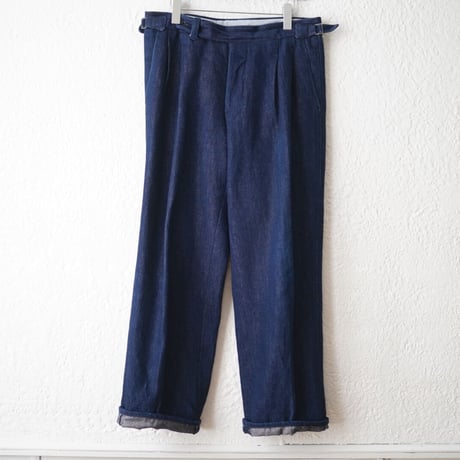 IGARASHI TROUSERSイガラシトラウザーズデニムスラックス48 - パンツ