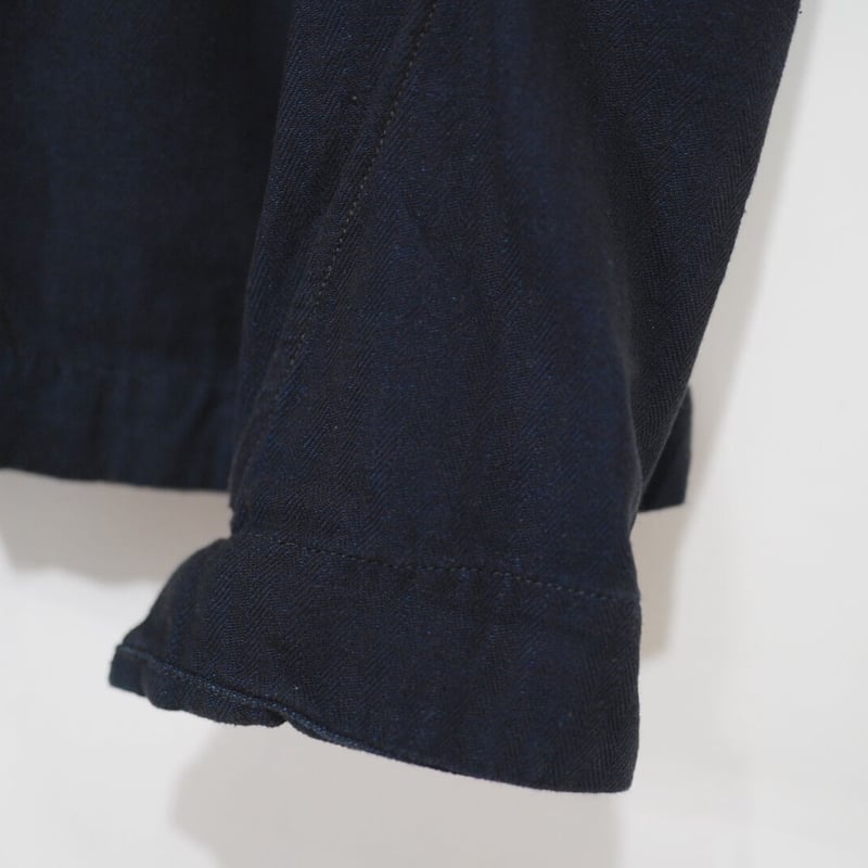 インディゴヘリンボーンシャツジャケット / MATiAS(マティアス) | D  